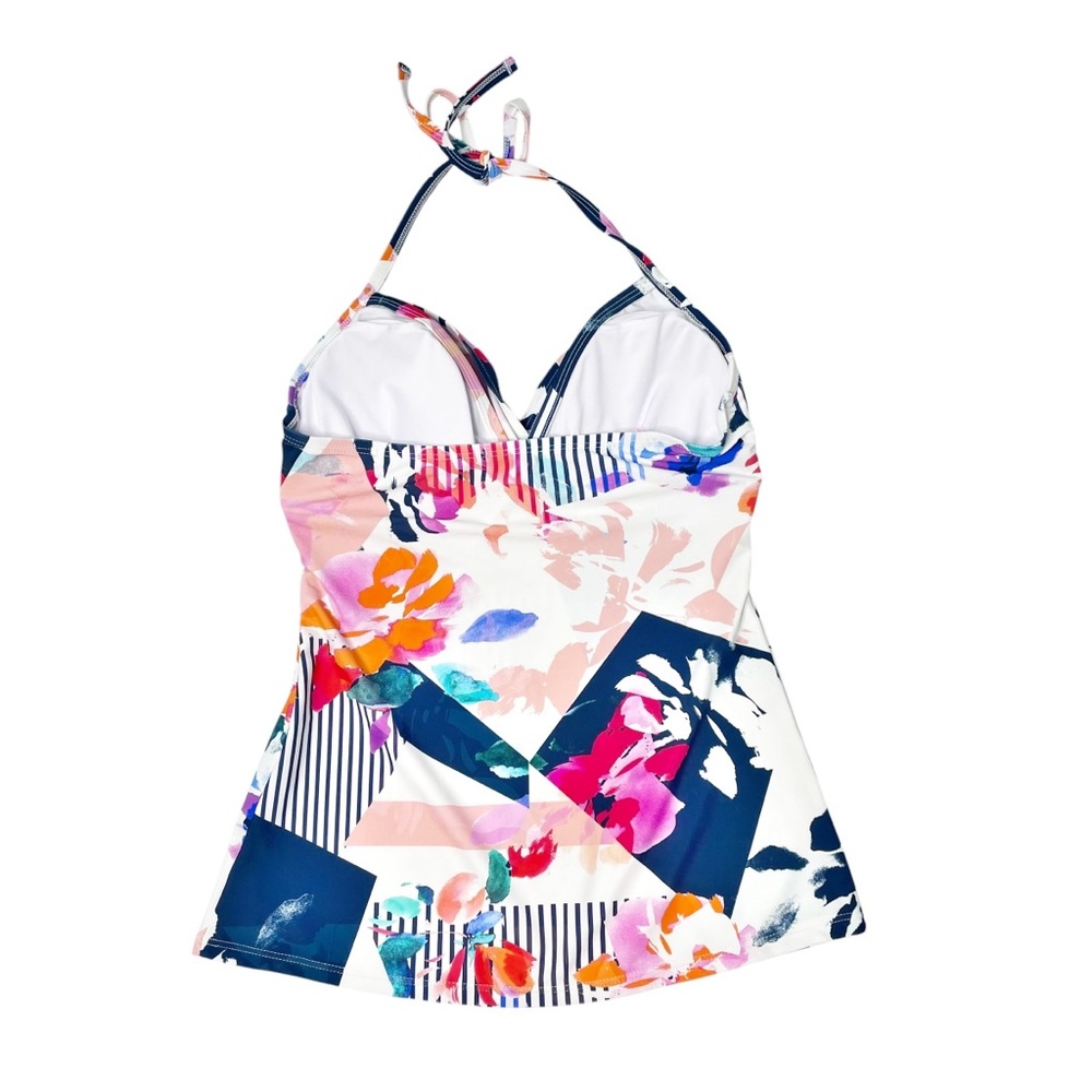 Hapari Twist Nautabloom Tankini Top Sz M 8-10 - Picture 7 of 10